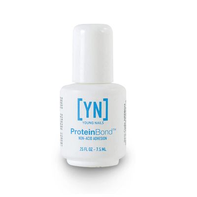 Young Nails Protein Bond - Non-Acidic Nail Primer, Enhanced Adhesion for Gel Polish &amp; Acrylic, Nail Dehydrator, PH Bonder for Gel Nails, 0.25 oz