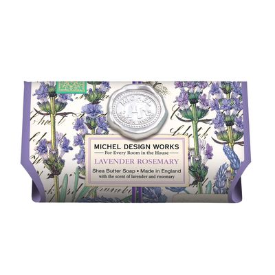 Michel Design Works Large Bath Soap Bar, Lavender Rosemary