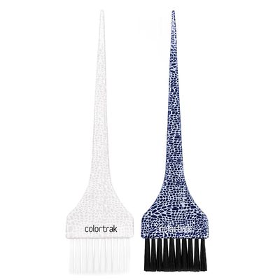 Colortrak Safari Chic Color Brushes, Prints, Perfect for Multiple Colors, Highlights, or Lowlights, 1 Firm Bristle and 1 Ultra Soft Feather Brush, Reusable and Easily Washable, 2 Brushes Colortrak Safari Chic Color Brushes, Prints, Perfect for Multiple Colors, Highlights, or Lowlights, 1 Firm Bristle and 1 Ultra Soft Feather Brush, Reusable and Easily Washable, 2 Brushes