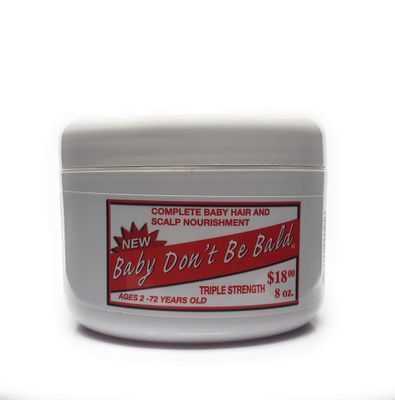 Baby Don&#39;t Be Bald Hair &amp; Scalp Nourishment Triple Strength (Red) 8 Oz.