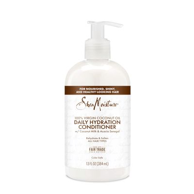 SheaMoisture 100% Virgin Coconut Oil Daily Hydration Conditioner, 13 Ounce