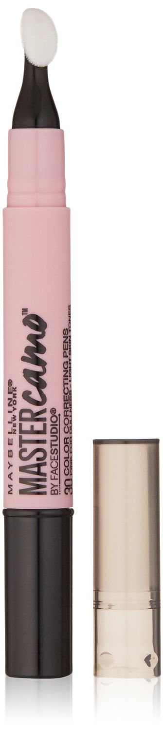 Maybelline New York Master Camo Color Correcting Pen, Pink For Dullness, light, 0.05 fl. oz.