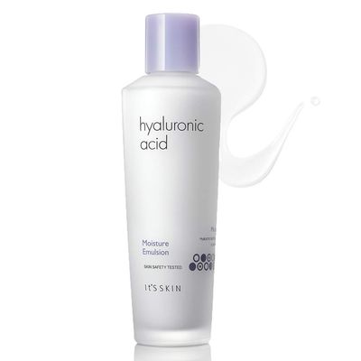 It&#39;S SKIN Hyaluronic Acid Moisture Emulsion, Face Emulsion Moisturizer for Healthy Skin, Nourishing &amp;Hydrating, Dewy Glow Anti-aging Lotion, 5.07 fl.oz.