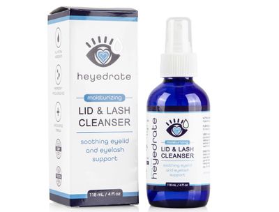 Heyedrate Lid &amp; Lash Cleanser for Stye, Blepharitis, Dry Eyes, Meibomian Gland Dysfunction, Rosacea, and Eye Irritation Relief | Hypochlorous Acid Eyelid Cleanser Spray