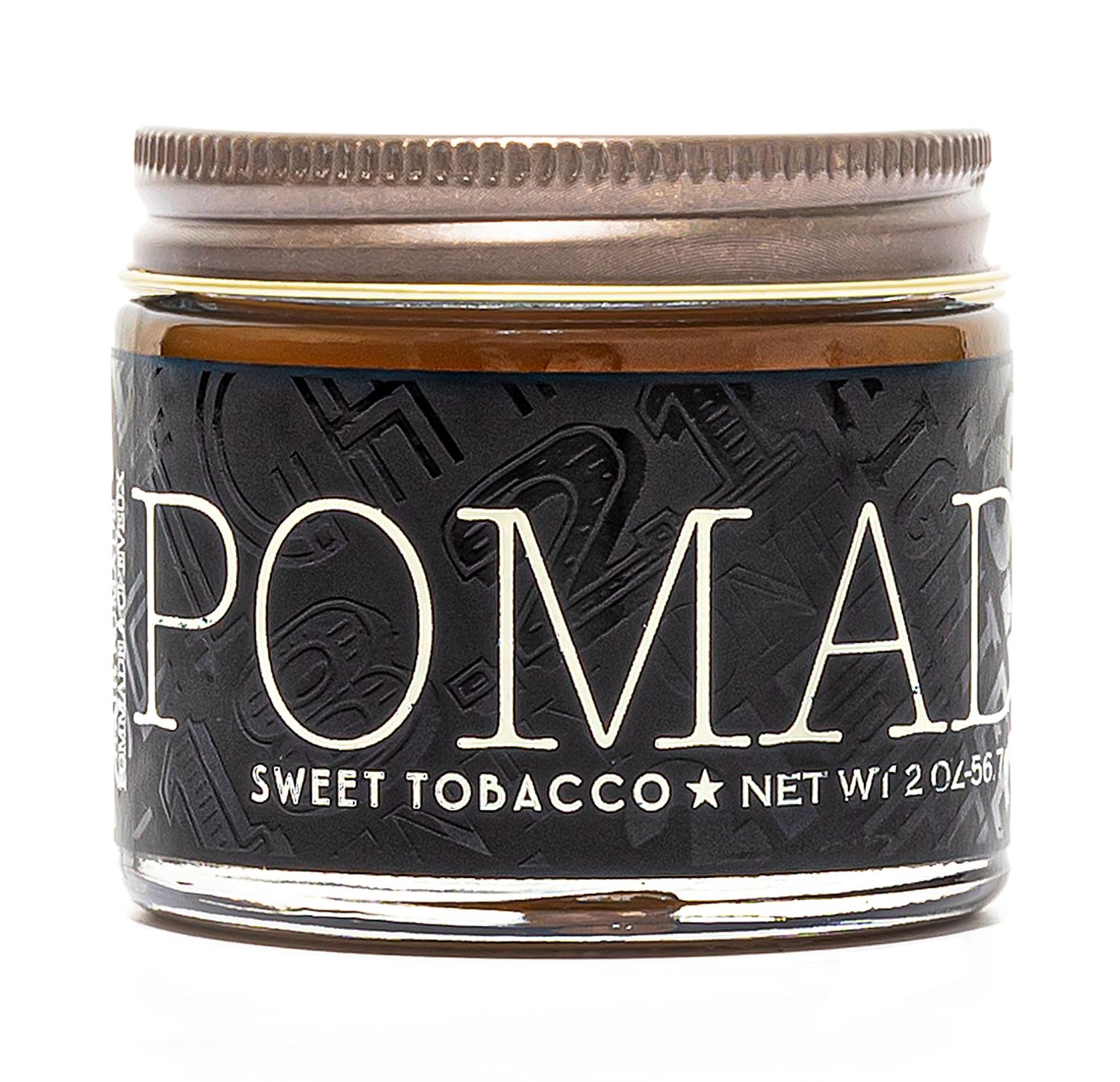 18.21 Man Made Hair Styling Product, 2oz. Original Sweet Tobacco Scent in Pomade with High Shine Finish