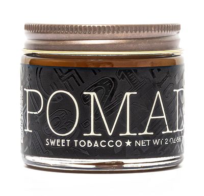 18.21 Man Made Hair Styling Product, 2oz. Original Sweet Tobacco Scent in Pomade with High Shine Finish