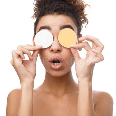 Facial Sponges - APPEARUS Compressed Natural Cellulose Face Sponge | Made in USA | Professional Spa Sponges for Face Cleansing, Massage, Pore Exfoliating, Mask, Makeup Removal (White)