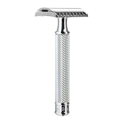 MHLE TRADITIONAL R41 Double Edge Safety Razor (Open Comb) For Men - Perfect for Every Day Use, Barbershop Quality Close Smooth Shave
