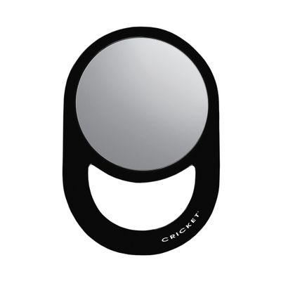 Cricket Oval Styling Salon Mirrors for Hair Stylist, Handheld Hand Mirror with Handle, Hairstylist Barber Station Supplies and Accessories, Black