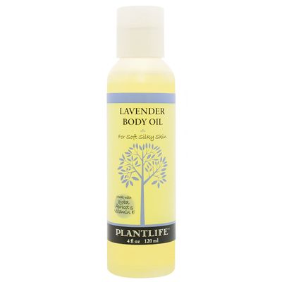Plantlife Lavender Body Oil - Moisturizing Natural Body Oil for All Skin Types - Nourishing Dry Skin and Making It Feel Soft and Silky for Women &amp; Men - Bath, Body &amp; Massage Oil - 4oz