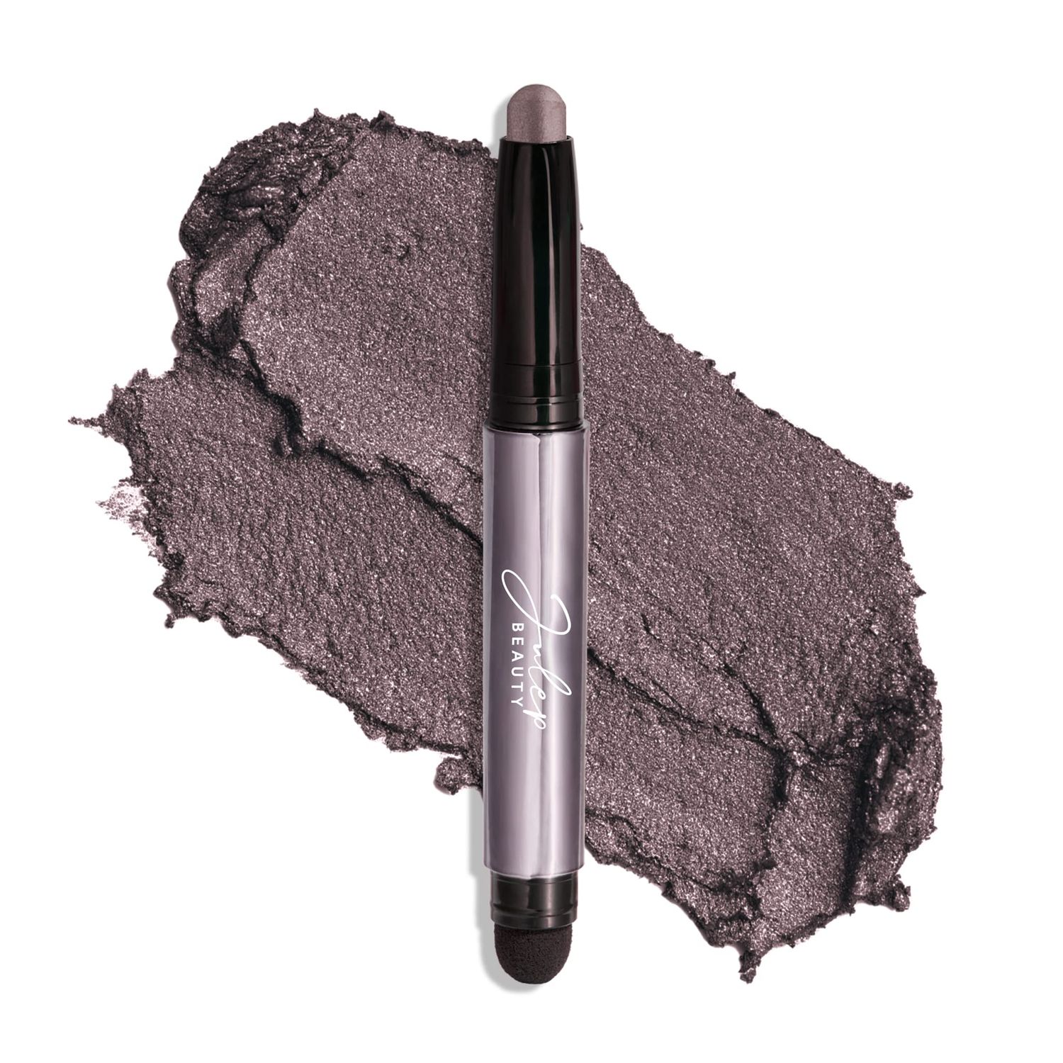 Julep Eyeshadow 101 Crme-to-Powder Waterproof Eyeshadow Stick - Smoky Amethyst Shimmer - Long-Lasting, Crease-Proof, Rich Purple Shimmer Cream Eyeshadow with Built-in Smudger
