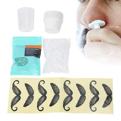 Nose Hair Removal Kit, Nose Wax Kit for Men and Women, Nose Hair Removal Wax Nasal Eyebrow Hairs Men Women Painless Effective Quick Tools Home Use