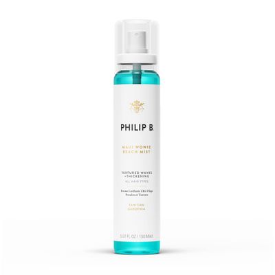 PHILIP B. Maui Wowie Beach Mist 5.07 oz - Texturizing Hair Mist, Boosts Appearance of Volume &amp; Bouncy Waves, Infused with Botanical Moisturizers, Sea Salt, Coconut &amp; Aloe Vera