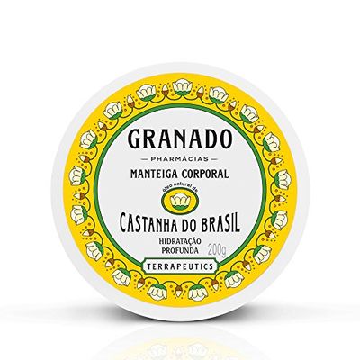 Linha Terrapeutics Granado - Manteiga Corporal Castanha do Brasil 200 Gr - (Granado Terrapeutics Collection - Brazil Nut Body Butter Net Net 7.1 Oz)