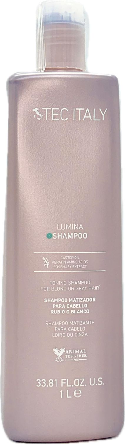 Tec Italy Lumina Shampoo for Blond and Gray Hair 1000ml/33.8oz