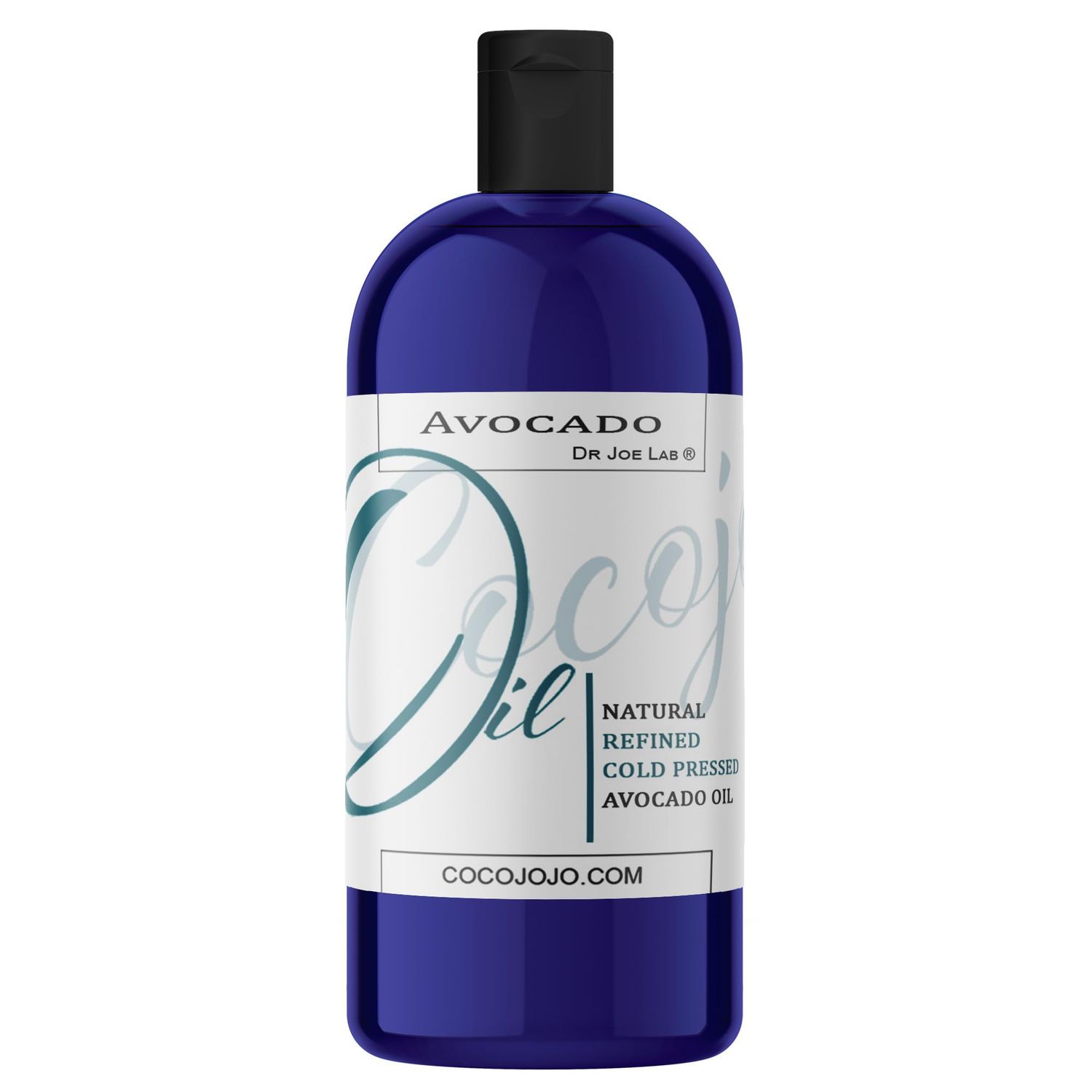 Dr Joe Lab Avocado Oil - Pure, Refined, Cold Pressed, Unscented, Non-GMO, Filtered, Carrier Oil - 32 oz - for Skin, Hair, Nails, Body, Face, Beard, Brow, DIY, Cosmetic Formulation