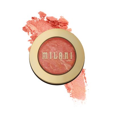 Milani Baked Blush - Corallina (0.12 Ounce) Cruelty-Free Powder Blush - Shape, Contour &amp; Highlight Face for a Shimmery or Matte Finish