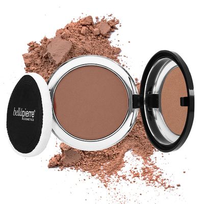 bellapierre Compact Mineral Blush | Warm Dewy Glow | Non-Toxic and Paraben Free | Suitable for All Skin Types | Compact Case - 0.35-Ounce - Amaretto