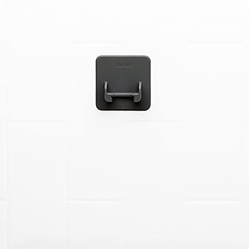 Tooletries - The Mason Razor Holder - Secure &amp; Safe, Silicone Toiletry Organizer, Shower &amp; Bathroom Accessory - Features Silicone-Grip Technology, Removable &amp; Reusable - Charcoal