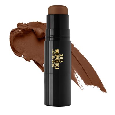 Black Radiance Color Perfect Foundation Stick with Soft Brush Applicator Duo - Buildable, Blendable Versatile Pigment-Rich Formula - Cashmere