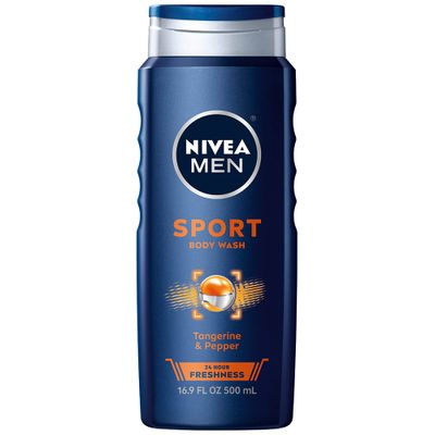 Nivea Men Sport Body Wash, Aloe &amp; Citrus, 16.9 Fl Oz