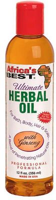Africa&#39;s Best Ultimate Herbal Oil with Ginseng - For bath, body, hair &amp; scalp