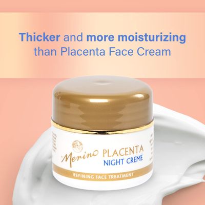 Placenta &amp; Vitamin C, B5, E &amp; Propolis Refining Night Facial Treatment by Merino