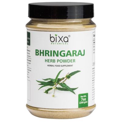 Bixa Botanical Bhringaraj Powder (Eclipta Alba) ? Ayurvedic Herbal Supplement | 200 GRAMS / 7 OZ | Gluten Free, Non-GMO, Steam Sterlized, Vegan, 100% Pure