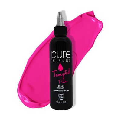 Pure Blends Tempted Pink Semi Permanent Direct Hair Dye Pigment | Stain With Vivid Tones | For Color Treated Hair | Keratin Infused &amp; Cruelty Free | Sulfate, Sodium Chloride, PPD &amp; Paraben Free