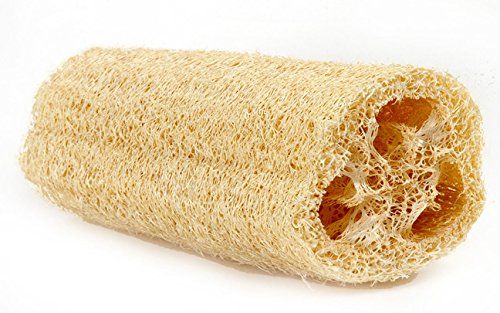 Natural Loofah Exfoliating Bath Sponge 4" by Spa Destinations Creating The in Home Spa Experience