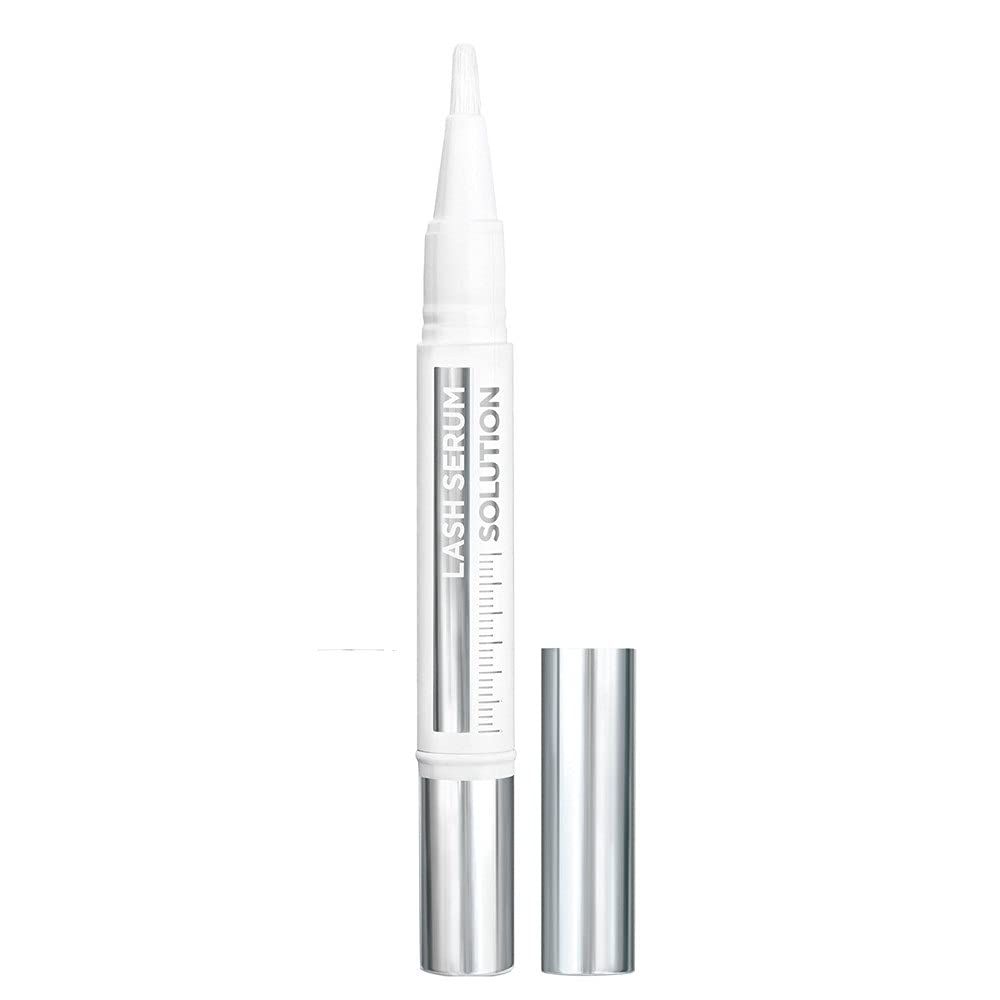 L&#39;Oreal Paris Makeup Lash Serum Solution, Denser Thicker-Looking Lash Fringe in 4 Weeks, Formulated with Lash Caring Complex containing Hyaluronic Acid, 0.05 fl; oz.
