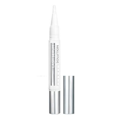L&#39;Oreal Paris Makeup Lash Serum Solution, Denser Thicker-Looking Lash Fringe in 4 Weeks, Formulated with Lash Caring Complex containing Hyaluronic Acid, 0.05 fl; oz.