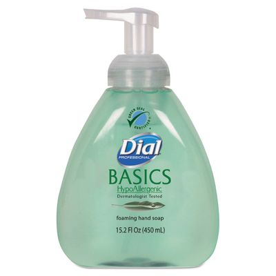 Dial 98609 Basics Foaming Hand Wash, Original Formula, Fresh Scent, 15.2 Pump Bottle, 4-Ctn