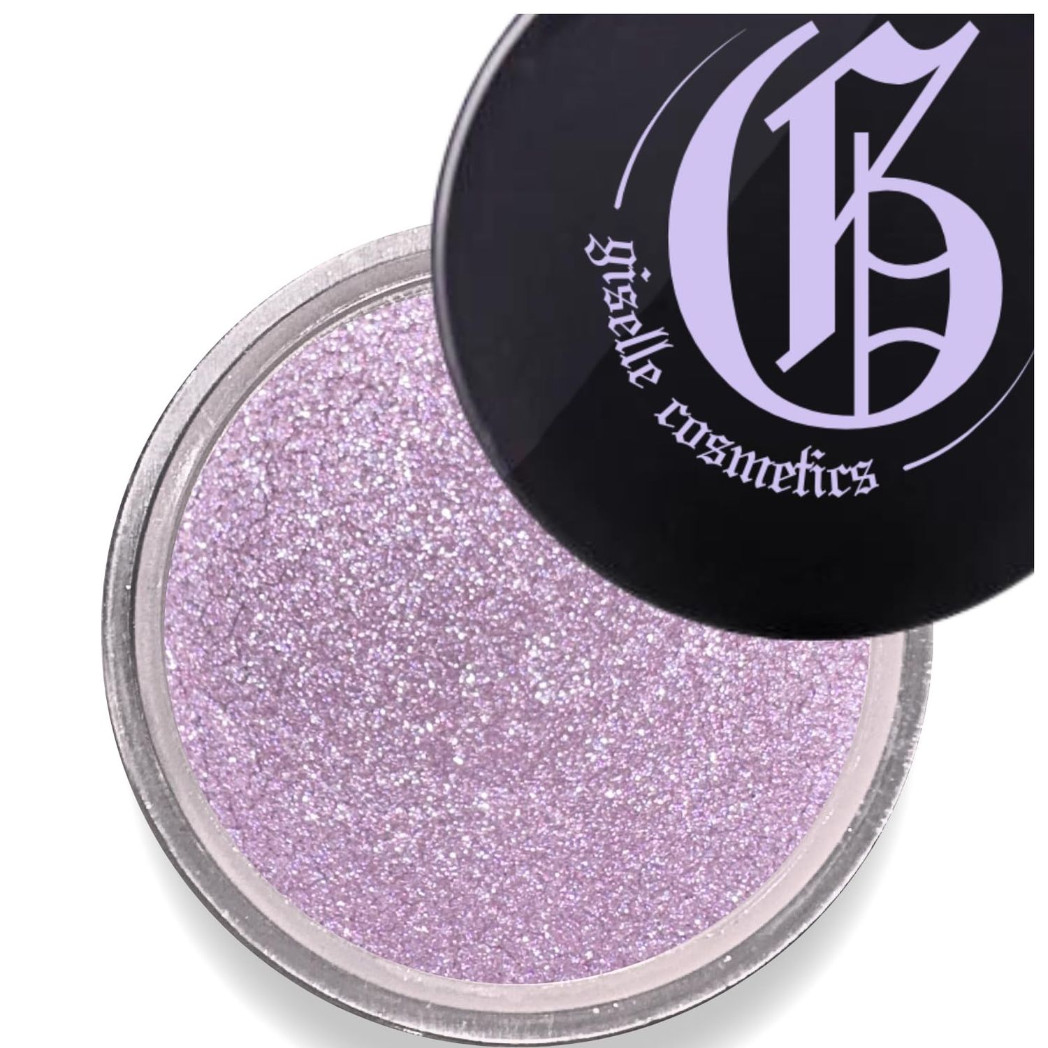 Giselle Cosmetics Silver Violet Eyeshadow Palette - Organic Makeup, Natural Mineral Powder, Matte Or Shimmer Eye Shadow with Use Of Primer, Loose Powder &amp; Neutral Tones with Glitter