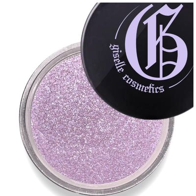 Giselle Cosmetics Silver Violet Eyeshadow Palette - Organic Makeup, Natural Mineral Powder, Matte Or Shimmer Eye Shadow with Use Of Primer, Loose Powder &amp; Neutral Tones with Glitter