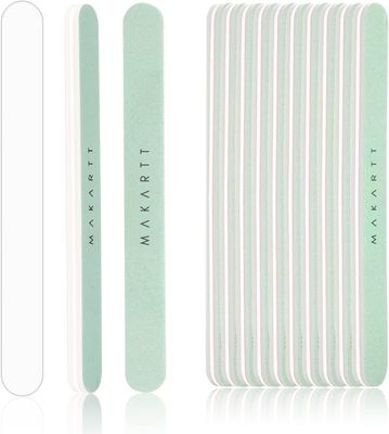 Makartt Nail Buffer Block 10pcs Nail Buffer and Shine Kit Nail Shine Buffer for Natural Acrylic Nails Buffer Polisher Nails Fingernail Buffer Nail File Nail Smoother 400/6000 Grit
