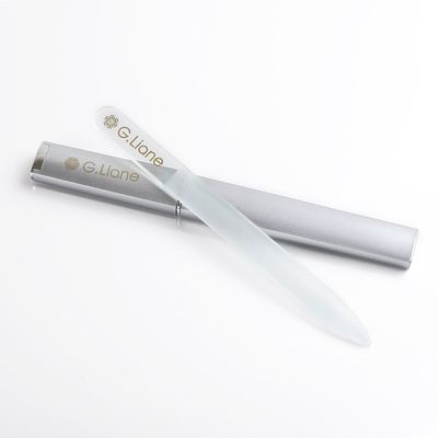 Best Crystal Nail File Set - G.Liane Professional Nail File Manicure Pedicure Kit for Natural Nails Acrylic Nails Gels Nails Manicure Tools for Home and Salon (Clear Pointed)