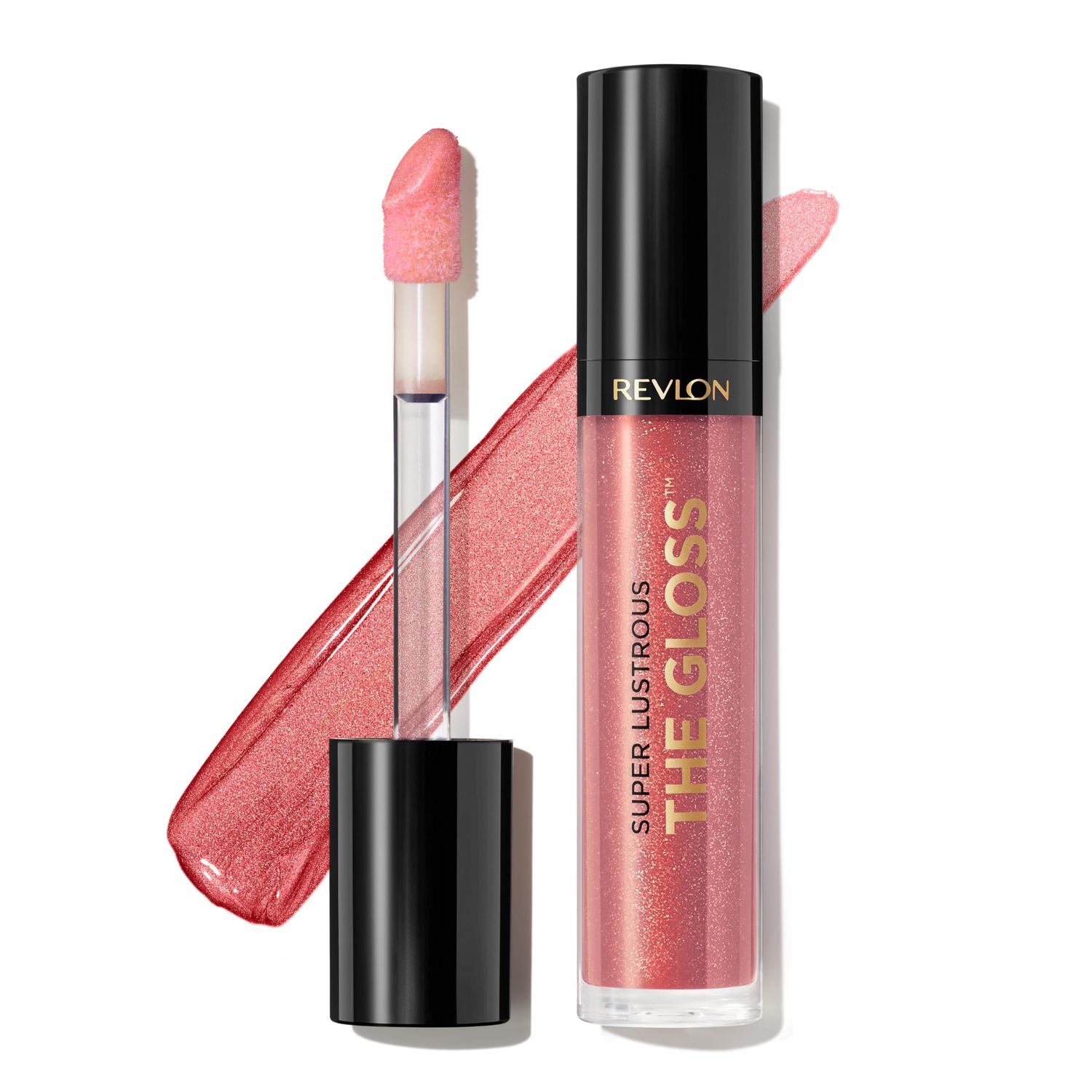 Revlon Super Lustrous Lip Gloss, Non-Sticky, High Shine Finish, 246 Blissed Out, 0.13 Oz