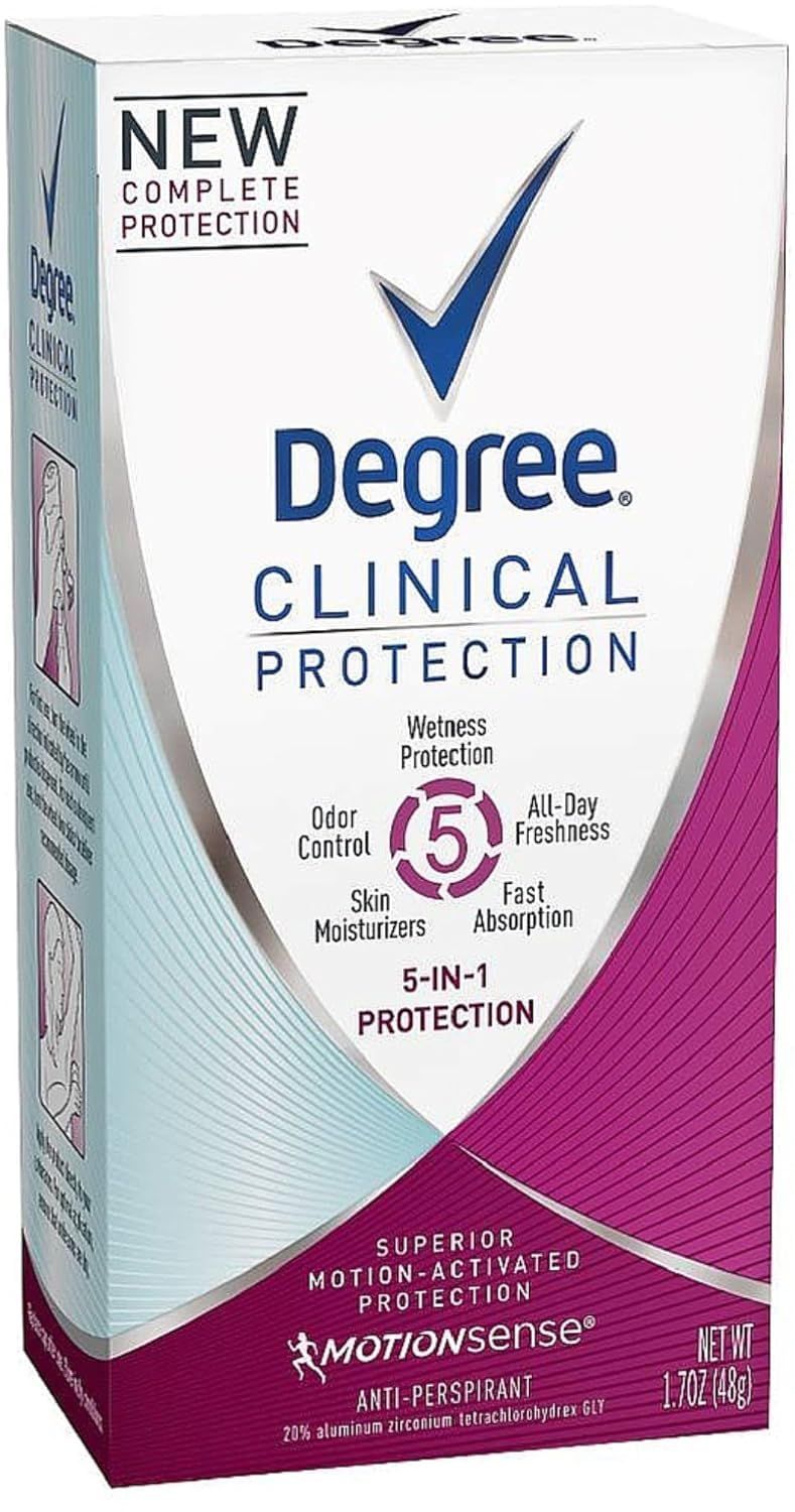 Degree Clinical Protection 5-in-1 Antiperspirant 1.70 oz (3 Pack)