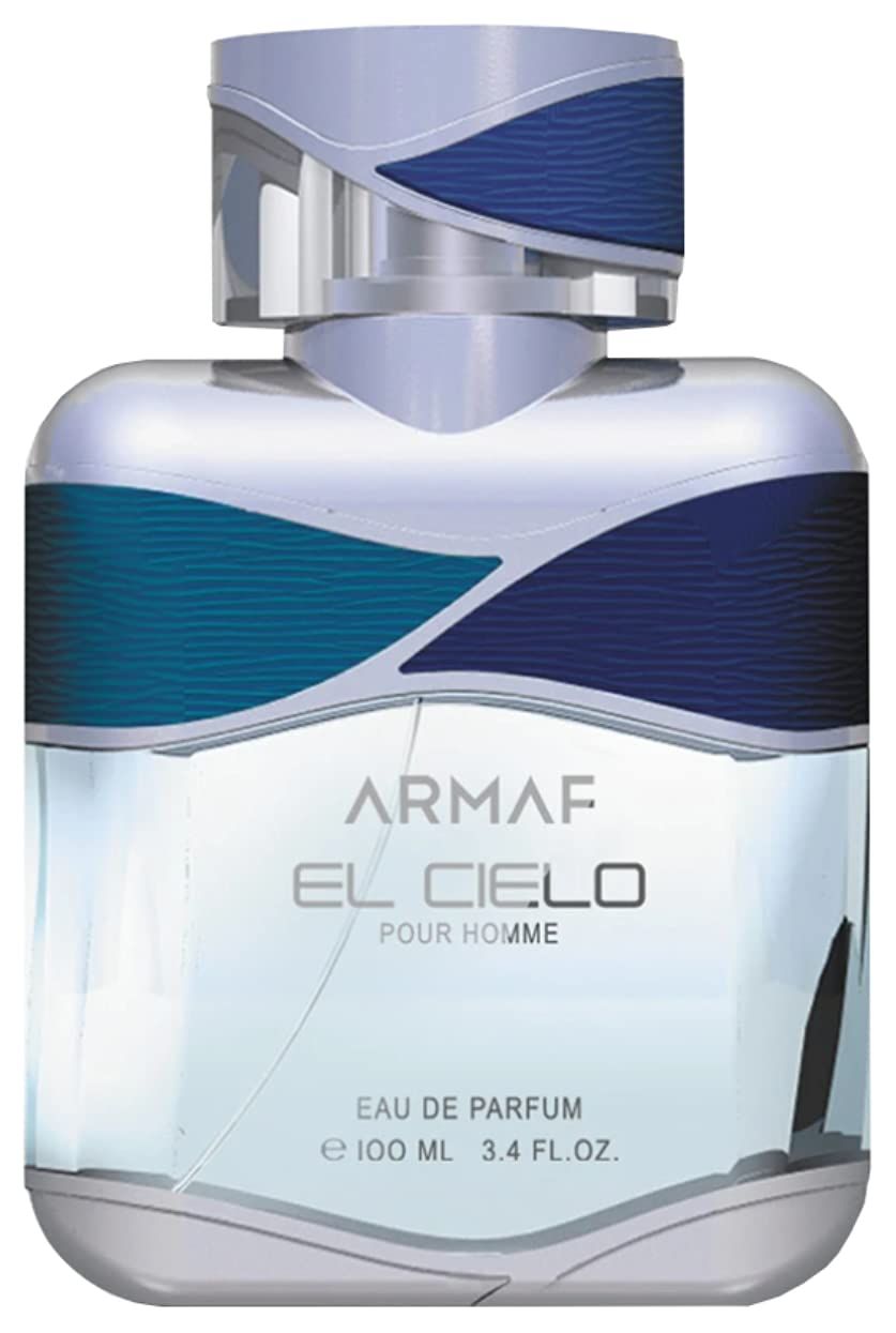 Armaf El Cielo Pour Homme for Men Eau de Parfum Spray, 3.4 Ounce
