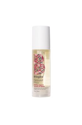 Briogeo Farewell Frizz Rosehip, Argan &amp; Coconut Oil Blend, Argan Oil for Dry Hair, Anti-Frizz, Restore Shine to Dull Hair and Seal Cuticles, Vegan, Cruelty-Free, 1 fl oz