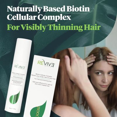Reviv3 Procare Biotin for Hair Follicles - Biotin Hair Growth Complex Protects from UV Rays - Hair Root Booster for Natural & Color Treated Hair - Hair Care Products for Women w/Thinning Hair (1.7 oz)
