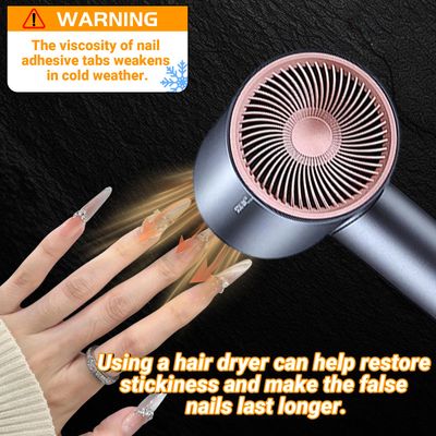 Ivtor 10 Sheets Waterproof Breathable Jelly Double Sided Nail Adhesives,Press on Nails Sticky Tabs Nail Glue Sticker