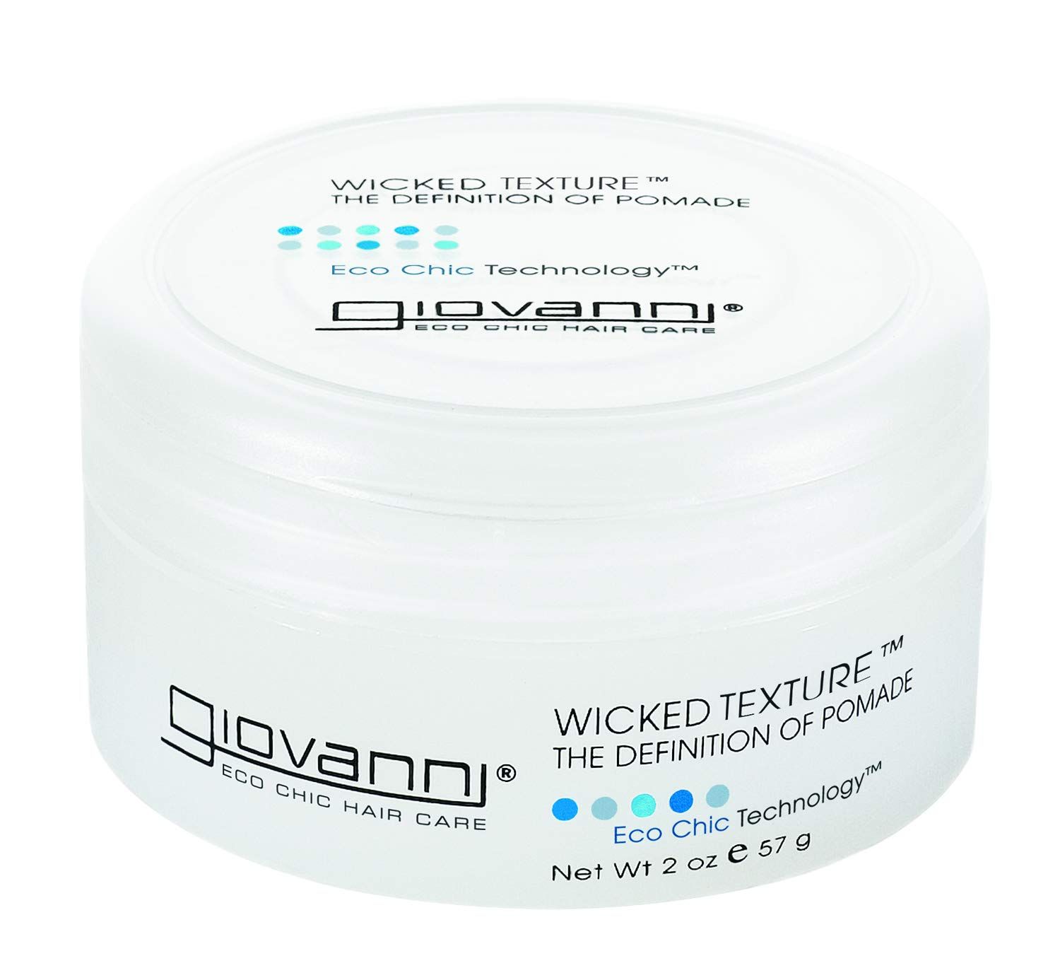 GIOVANNI Wicked Texture The Definition Of Pomade - Styling Hair Pomade, Helps to Shape Hair &amp; Smooth Texture, Water Based Pomade that Washes Out Easily, Vegan, Paraben Free, Color Safe - 2 Oz