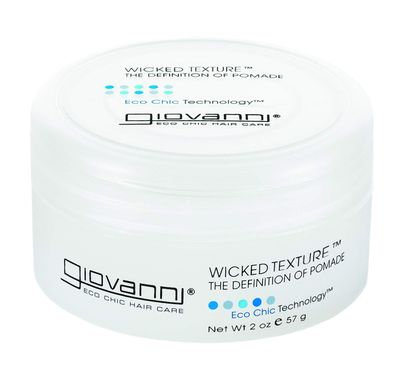 GIOVANNI Wicked Texture The Definition Of Pomade - Styling Hair Pomade, Helps to Shape Hair &amp; Smooth Texture, Water Based Pomade that Washes Out Easily, Vegan, Paraben Free, Color Safe - 2 Oz