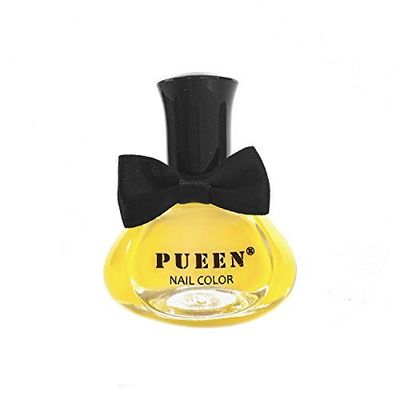PUEEN Super Intense Nail Polish For Nail Stamping Big 5-FREE Formula Nail Color Lacquer (804 - Bright Yellow)-BH000496
