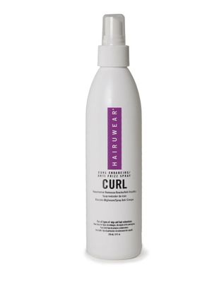 HairUWear Curl Enhancing Anti-Frizz Spray For Synthetic Wigs and Hairpieces, 8 Ounce