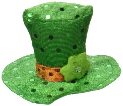 Leprechaun Hat Hair Clip Party Accessory (1 count) (1/Pkg)