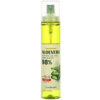 [FROMNATURE] Aloe Vera 98%&quot;Moisture Soothing Gel Mist&quot; - 4.06 fl oz. (120 ml) [Parebens FREE/Benzophenone FREE/Animal Oil FREE/Mineral Oil FREE]