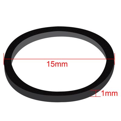 Hicarer Pack of 2000 Mini Rubber Bands Black Soft Hair Elastics Braiding Bands for Small Dreadlocks, Wedding Hairstyle and More